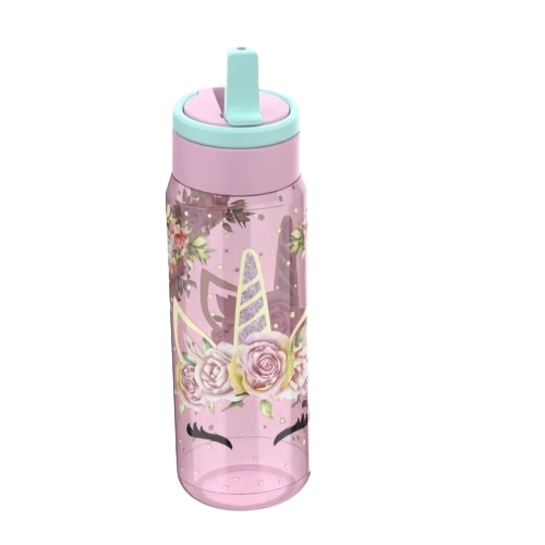 Valiant Unicorn Flowers - Water Bottle (090208716-21000356)