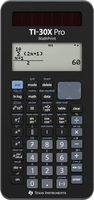 Texas Instruments TI-30X Pro Mathprint Wetenschappelijke Rekenmachine