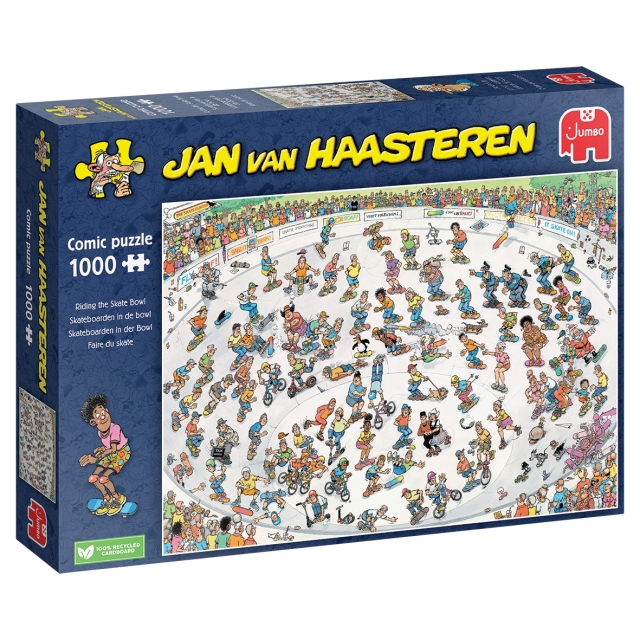 Jan van Haasteren Rijden op de schaatskom (1000 stukjes)