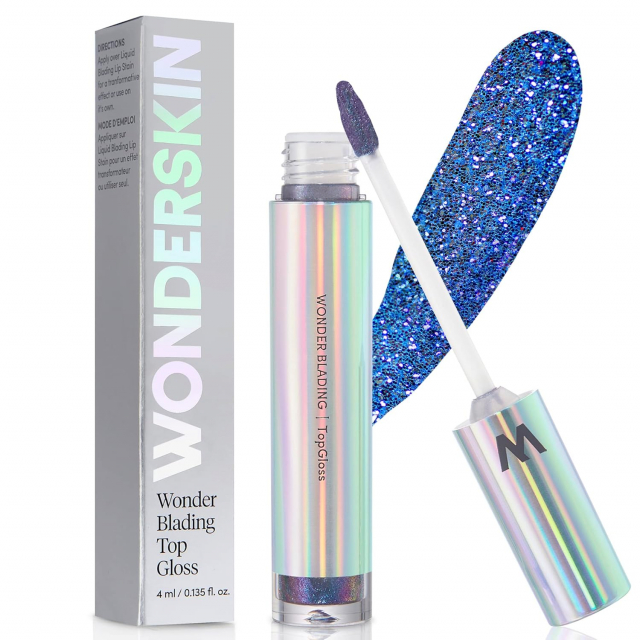 Wonderskin Wonder Blading Top Gloss Blauw Glitter