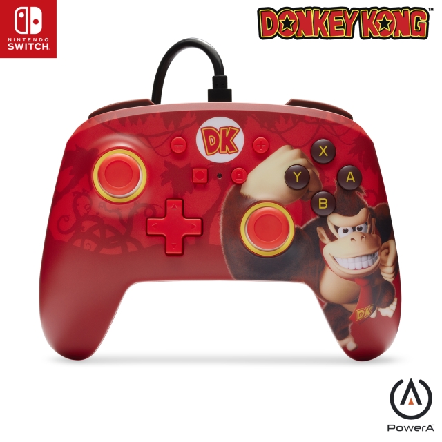 PowerA Verbeterde bedrade controller - Donkey Kong Flex (Nintendo Switch)