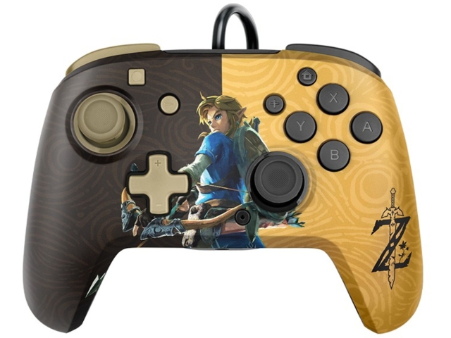 PDP Gaming Nintendo Switch Faceoff Deluxe Controller + Audio - Zelda