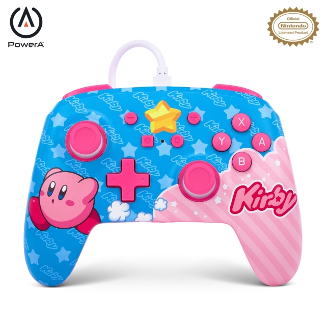 PowerA NSW ENH Bedrade Controller - Kirby /Nintendo Switch