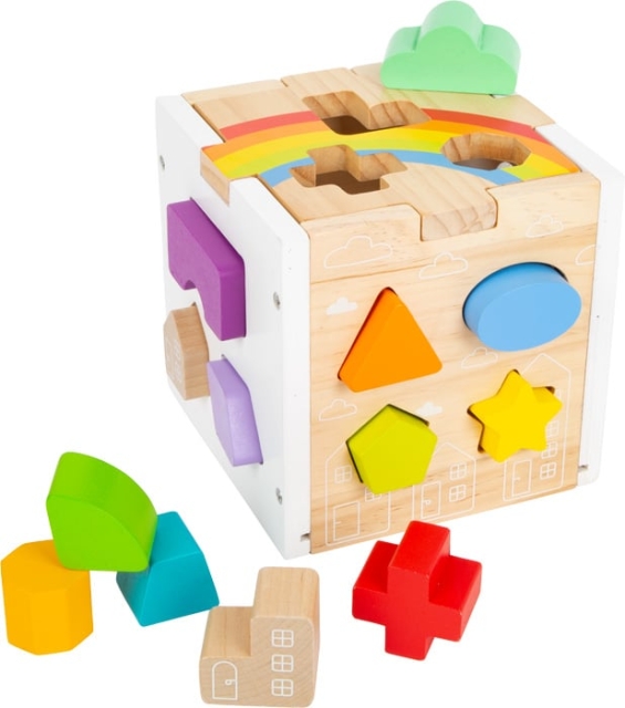 Small Foot Kussen Box Regenboog - (I-SF11777)
