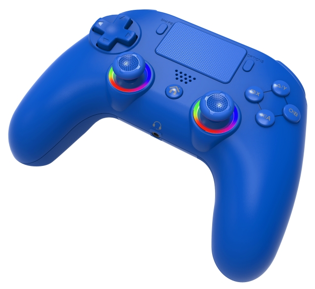 SuBsonic Draadloze Led Controller PS4 Blauw - PS4/Pc