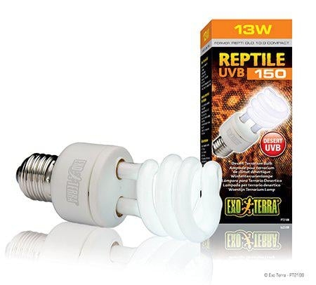 Exoterra Reptielen UVB 150 fluorescentielamp 13W E27 - (220.1880)