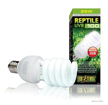 Exoterra Reptielen UVB 100 fluorescentielamp 25W E27 - (220.1871)