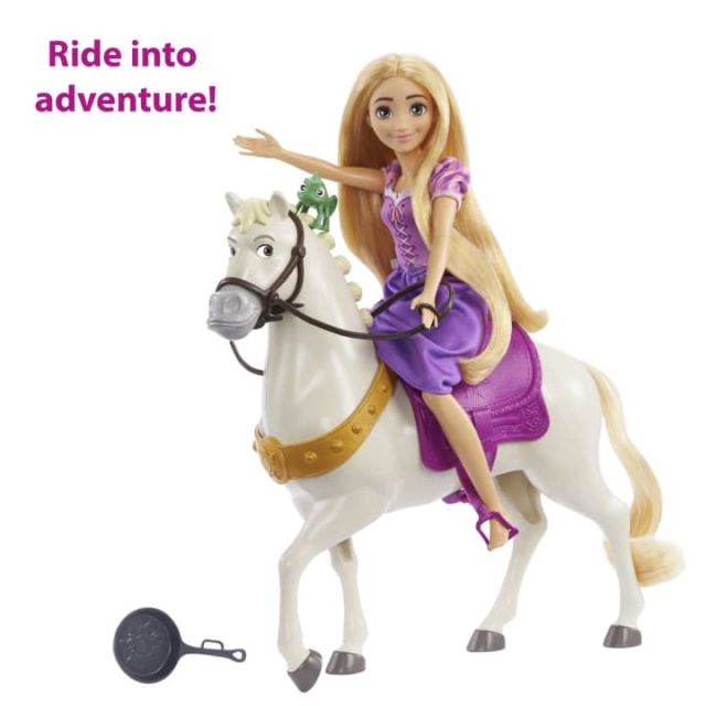 Disney Prinses - Raponsje pop en paard (HLW23)