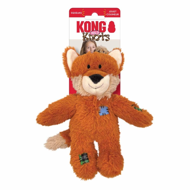 Kong Wild Knots Fox Piepspeeltje S/M (634.7374)