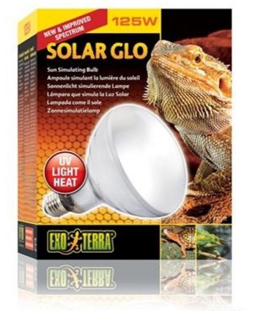 Exoterra Solar Glo 125W Uva/Uvb Warmte & Zonlicht E27 - (220.1820)