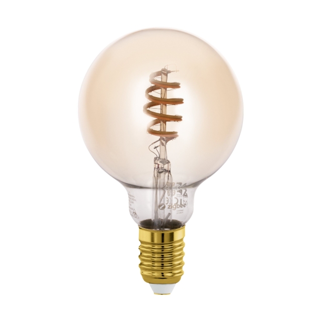Eglo E27 G95 spiraal, amber - TW - Zigbee, Bluetooth