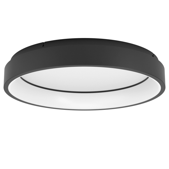 Eglo Marghera-Z plafondlamp zwart Ø60 - RGB + TW - Zigbee, Bluetooth