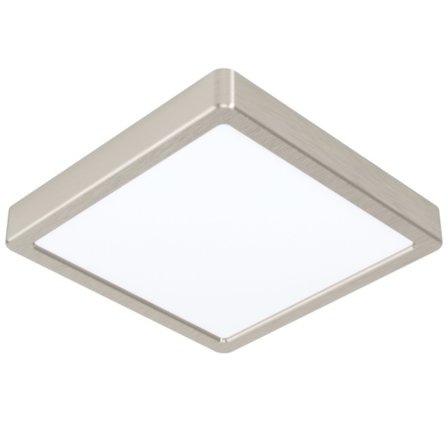 Eglo Fueva-Z plafondlamp geborsteld staal 21x21 - TW - Zigbee, Bluetooth