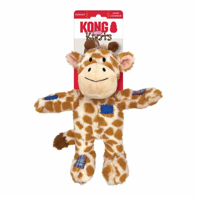 Kong Wild Knots Giraffe Piepspeeltje M/L (634.7372)