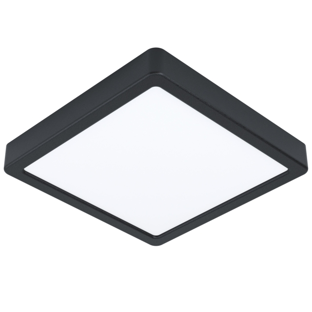 Eglo Fueva-Z plafondlamp zwart 21x21 - TW - Zigbee, Bluetooth
