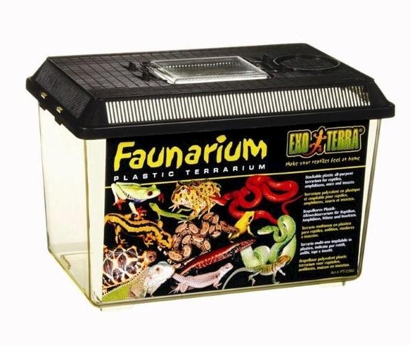 Exoterra Faunarium Middelgroot Plastic Terrarium 30x19,5x20,5cm