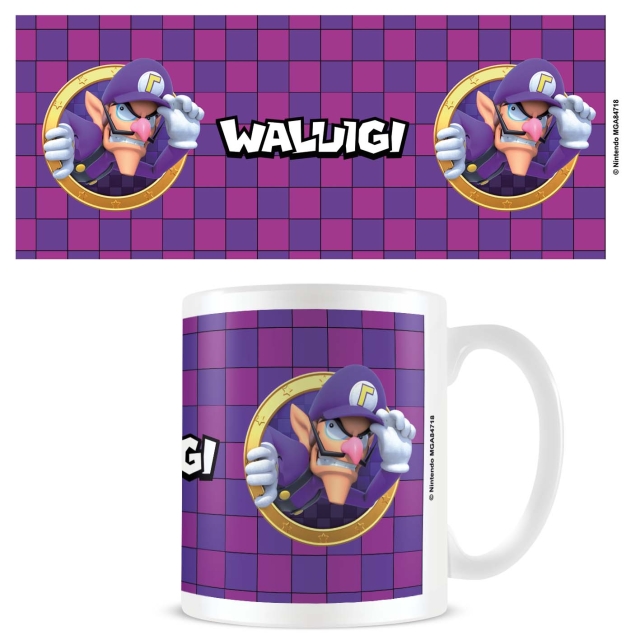 Pyramid International Super Mario-mok (Waluigi 3D-poort) - Wit