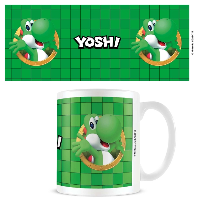 Pyramid International Super Mario-mok (Yoshi 3D-poort) - Wit