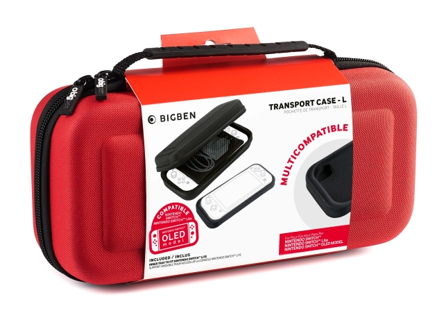 NACON Bigben Tas Classic XL Rood Switch Lite/Switch OLED