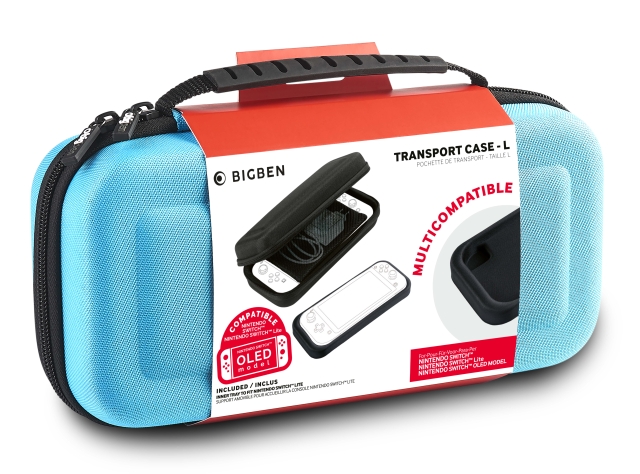 NACON Bigben Tas Classic XL Blauw Lite/Switch OLED