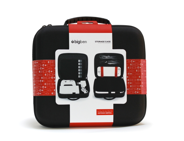 NACON Bigben Opbergkoffer Zwart Hardcase voor Switch inclusief dockingstation Compatibel met Switch Lite/OLED