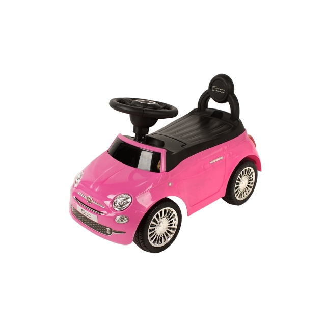 Babytrold Fiat 500 - Ride-On auto - roze (20-42FI-P)