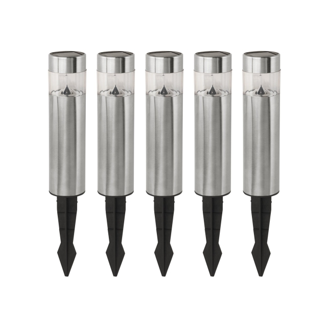 Eglo Solar Set 5L H200 RS - Roestvrij Staal - 20 cm hoog met een 10 cm piek