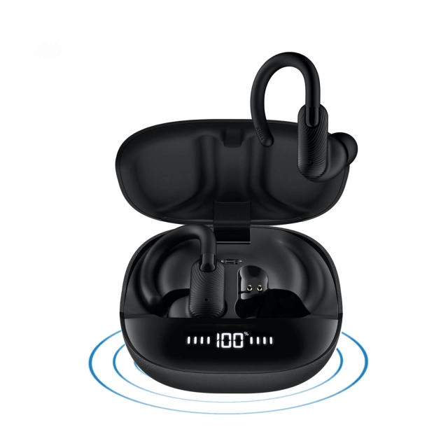 MIXX Hörlurar Sports Charge 2 In-Ear Hook TWS Svart
