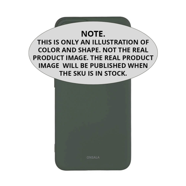 Onsala Mobilskal Samsung S25 Ultra 5G Baksida med Silikonkänsla Återvunnen Olivgrön