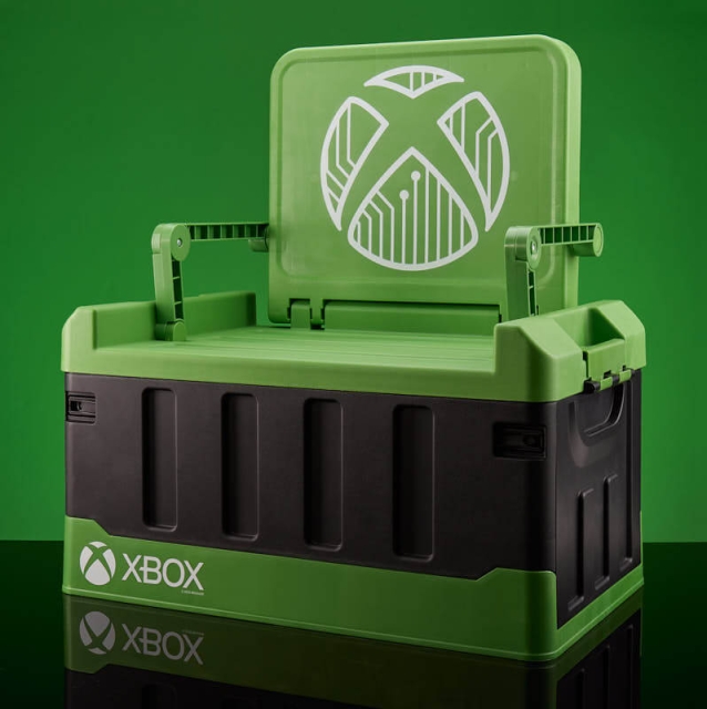 Numskull Officiële Xbox opbergbox voor slaapkamer met klapstoel