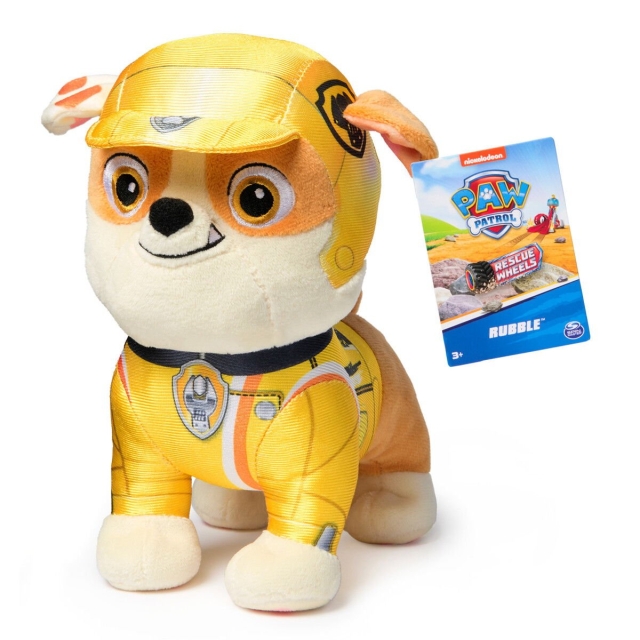 Paw Patrol Rescue Wheels - Basis Pluche - Rubble (19cm)