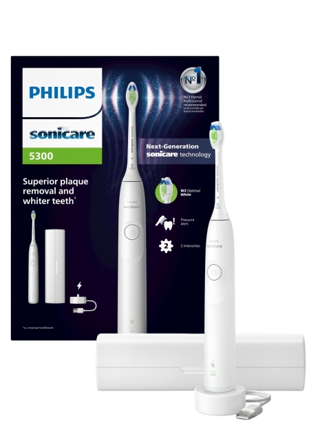Philips Sonicare White elektrische tandenborstel Series 5300 HX7108/02
