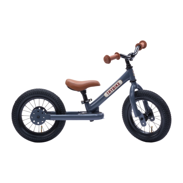Trybike 2 wielen staal - Antraciet grijs (30TBS-2-GRY)