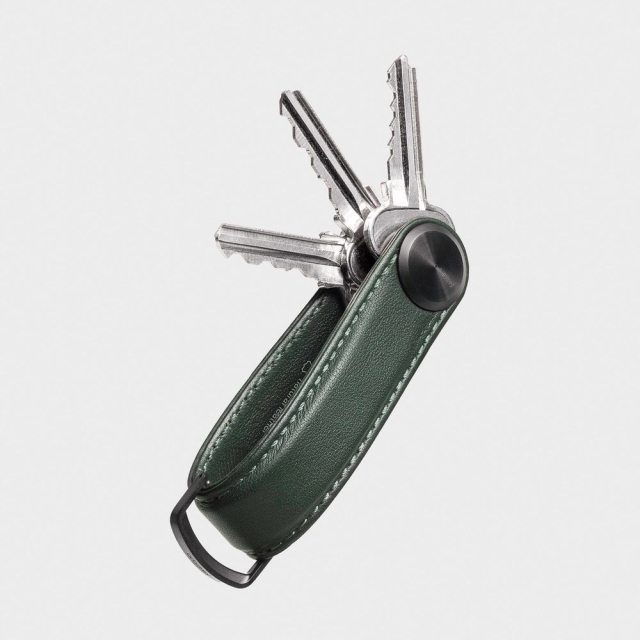 Orbitkey Key Organiser Pro Leer - Evergreen