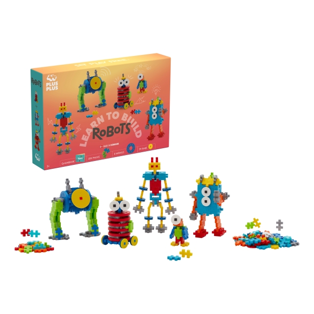 Plus Plus Robots leren bouwen (3963)