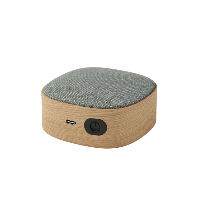 SACKit Go Wood Draagbare Bluetooth Luidspreker - Natuurlijk Eiken