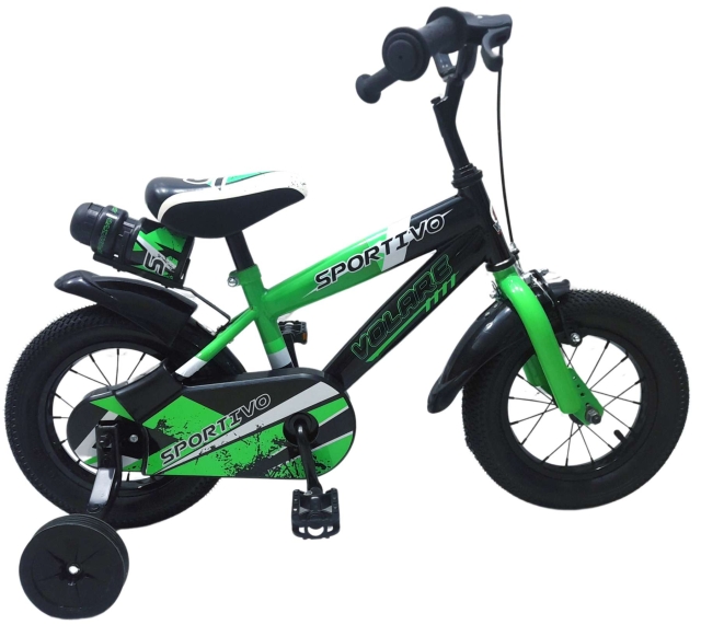 Volare Kinderfiets 12 - Groen/Zwart (31278)