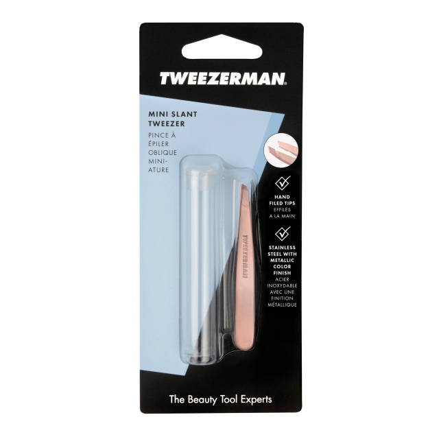 Tweezerman Mini Slant Pincet - Roségoud