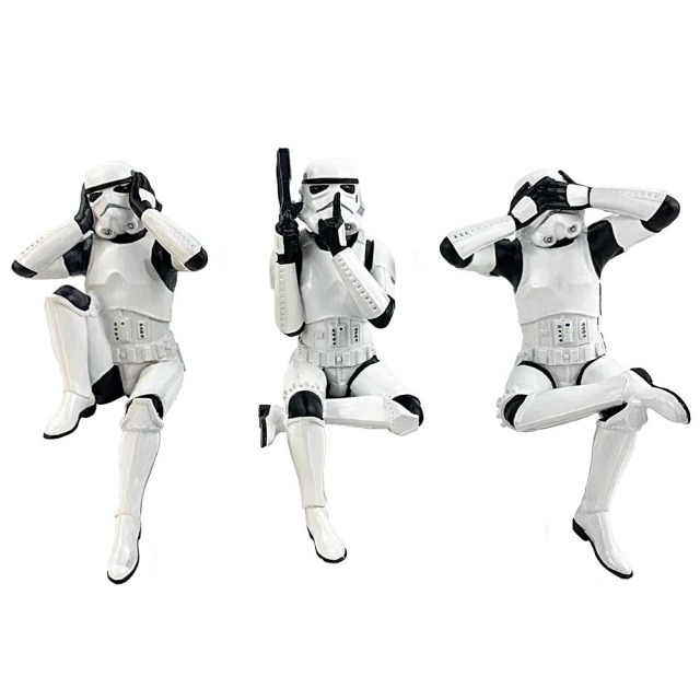 Nemesis Now Drie wijze Stormtroopers (Plankzitters)