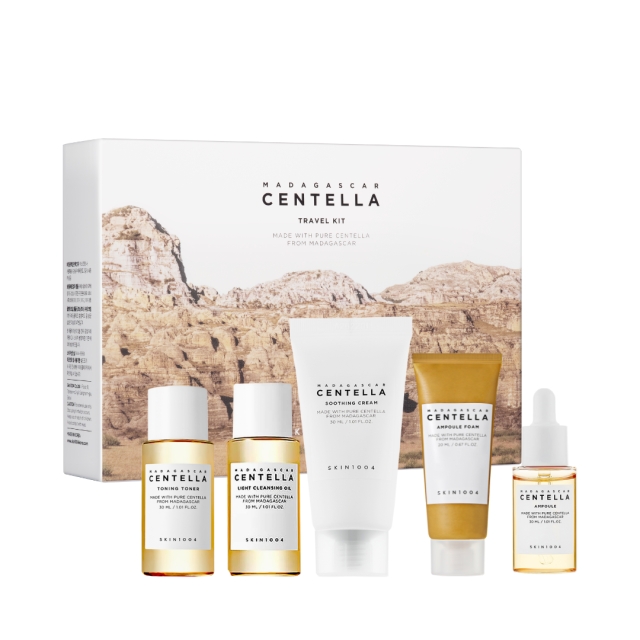 SKIN1004 Madagascar Centella Travel Kit Geschenkverpakking op reisformaat