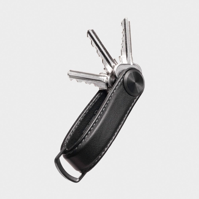 Orbitkey Key Organiser Pro Leer - Zwart