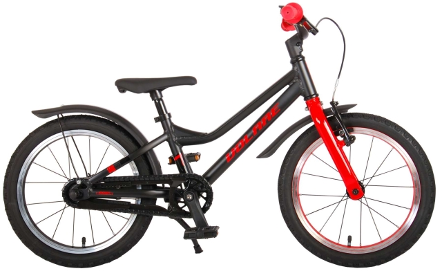 Volare Kinderfiets 16 - Zwart/Rood CB Alloy Ultra Light (21670)