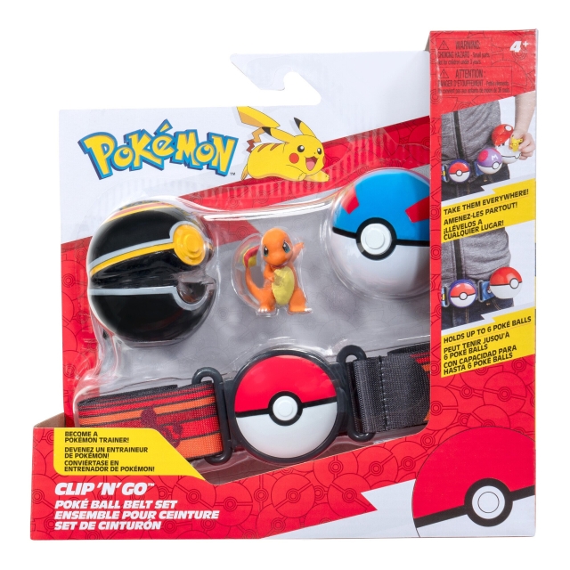 Pokémon Clip N Go Riem Set Charmander (PKW3647)