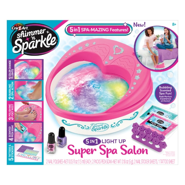 Shimmer n Sparkle 5-IN-1 VERLICHTE SPA SALON (65628)