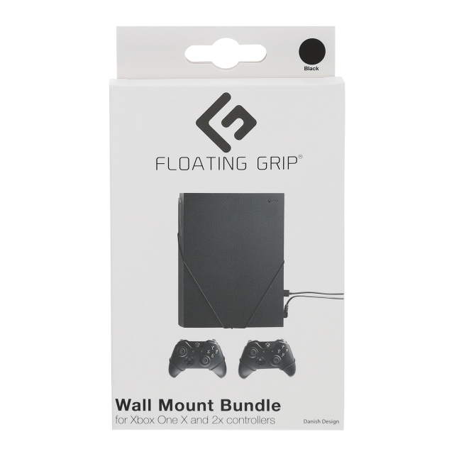 FLOATING GRIP xbox One X en Controller Muurbevestigingen - Bundel (Zwart)