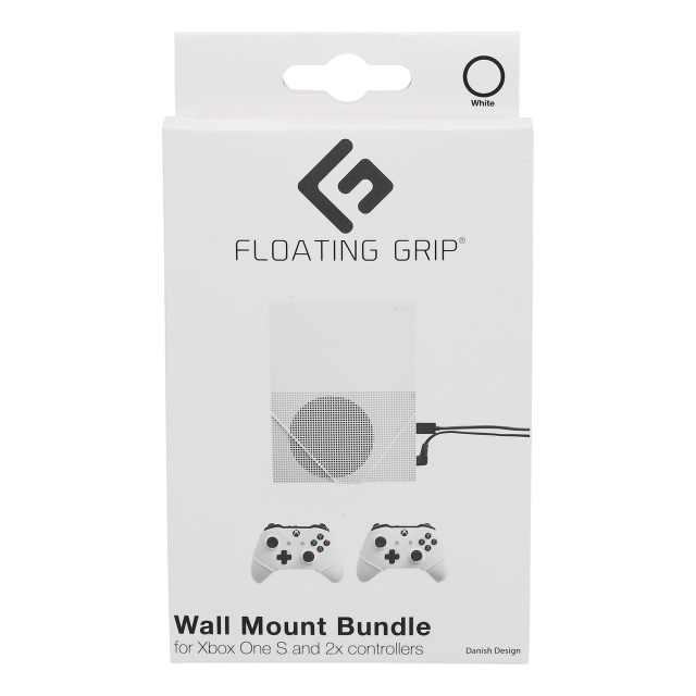 FLOATING GRIP xbox One S en Controller Muurbevestigingen - Bundel (Wit)