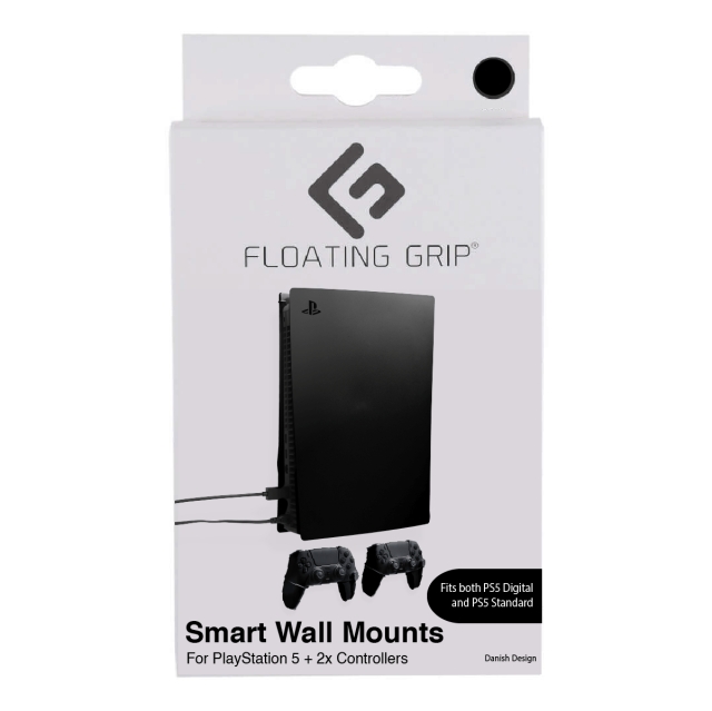 FLOATING GRIP Playstation 5 Muurbevestigingen door FLOATING GRIP - Bundel Zwart
