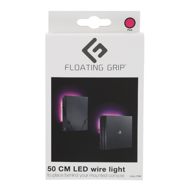 FLOATING GRIP Roze LED draadlamp - Voeg toe aan je FLOATING GRIP®-mount