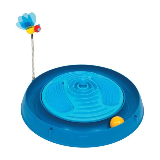 catit Play´N Scratch Massage Blauw - (787.0030)