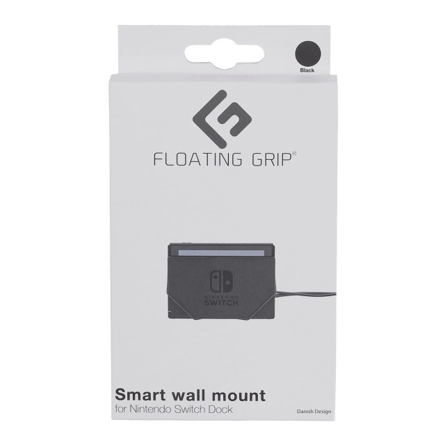 FLOATING GRIP Nintendo Switch dock muurbeugel van FLOATING GRIP®, Zwart